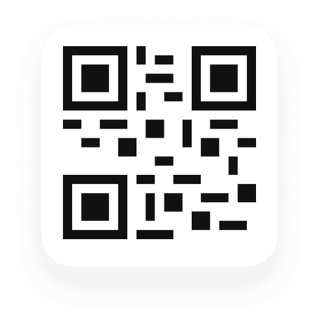 Member QR code presented for a gym loyalty stamp