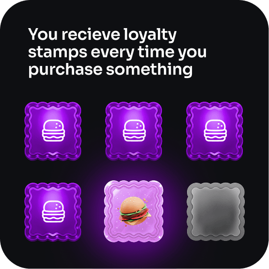 Earn Stamps step in the Stampy loyalty flow
